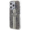 Guess GUHCP15LH4PSEGW iPhone 15 Pro 6.1 brązowy/brown hardcase IML 4G Gold Stripe